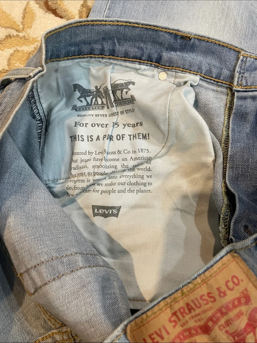 Levi's Light Blue Bootcut Jeans